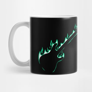 Fire guitar (Mint version) Mug